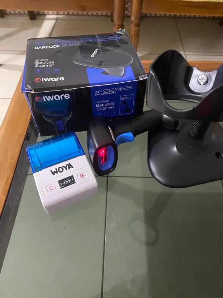 satu set alat scanner untuk toko