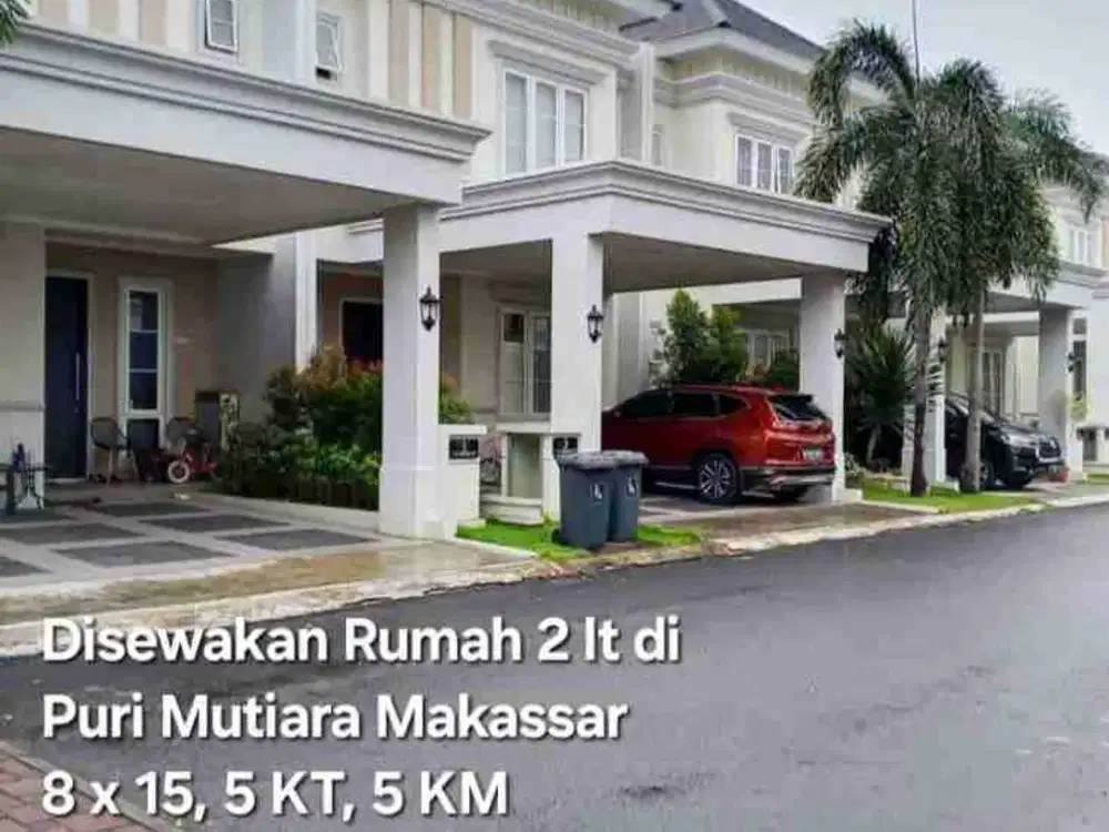 Disewakan Rumah 2 lt di Puri Mutiara Makassar