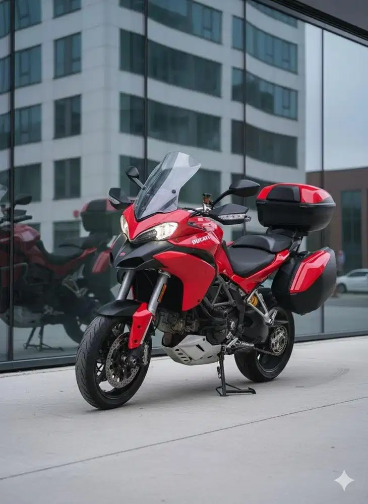 Ducati Multistrada Skyhook 2014 full modif siap adventure tt matic