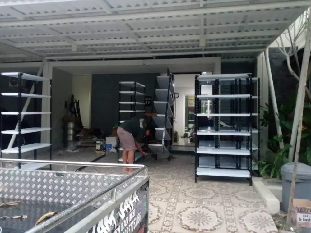 Rak besi rak gudang rak serbaguna