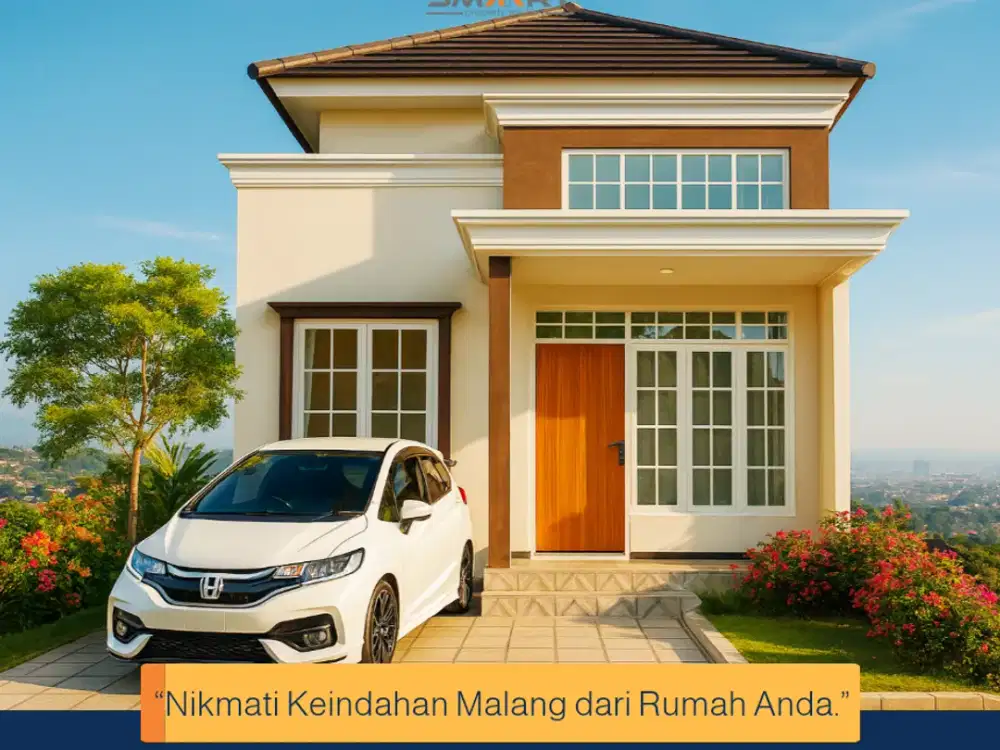 Dijual Rumah Kota Malang dengan Pemandangan Gunung dan City Light Indah
