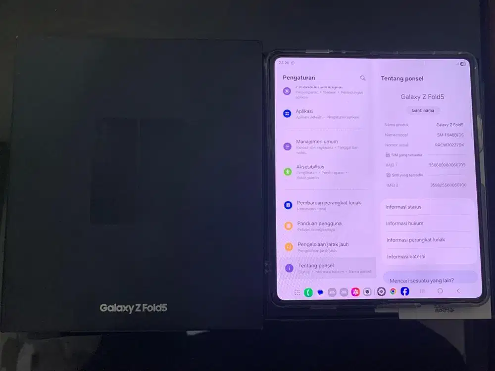 Samsung Z fold 5 12/512gb fullset