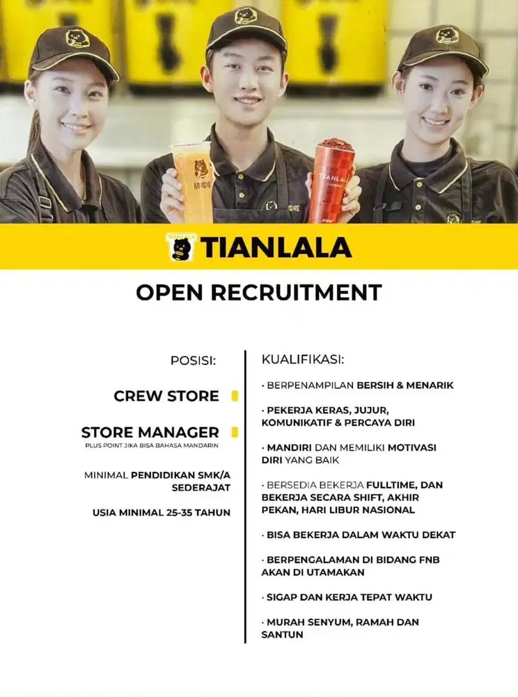 CREW STORE LAKI LAKI Tianlala BIP