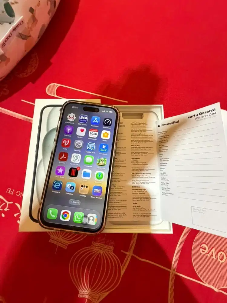 Iphone 15 128GB Black ex Ibox