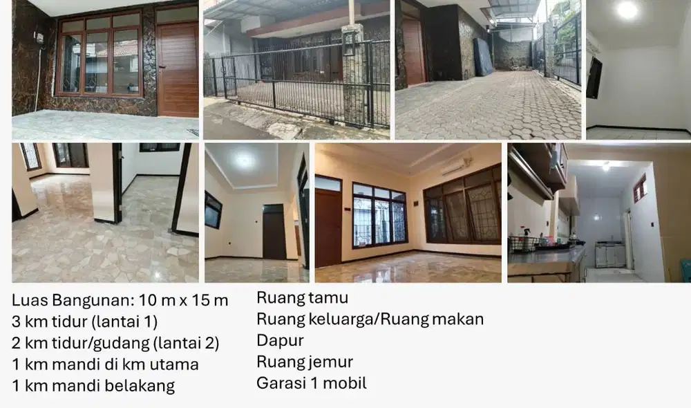 Rumah Dikontrakkan di Tebet, dekat dengan Jl Tebet Raya