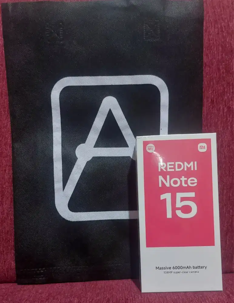 Redminote 15 4g 6/128 Hitam