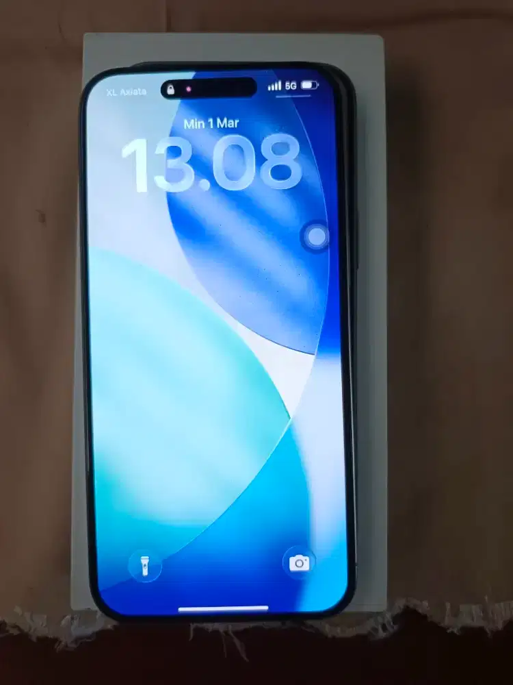 Iphone 15 pro max 256Gb. Natural titanium, fullset, bekas ibox