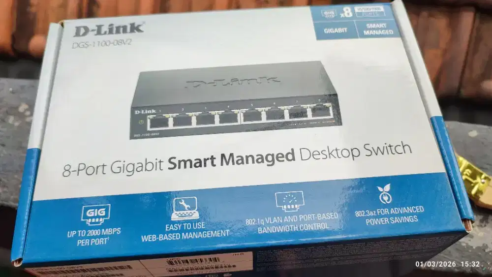 Switch Manageable D-Link DGS-1100-08V2