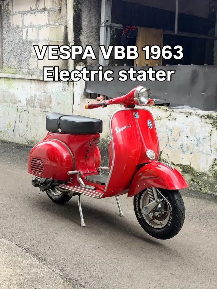 VESPA VBB 1964 PJK ON PLAT B electric stater