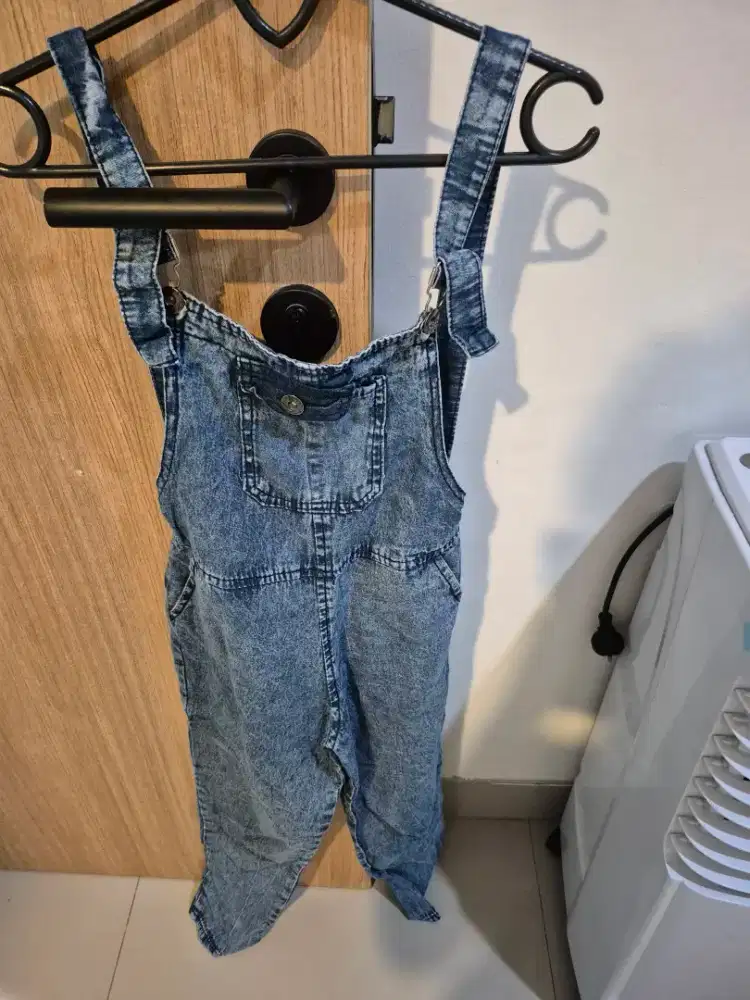 Overall jeans anak