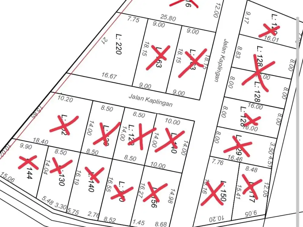 Kavling Siap AJB, di Sukabangun Dekat RSUD. Siti Fatimah