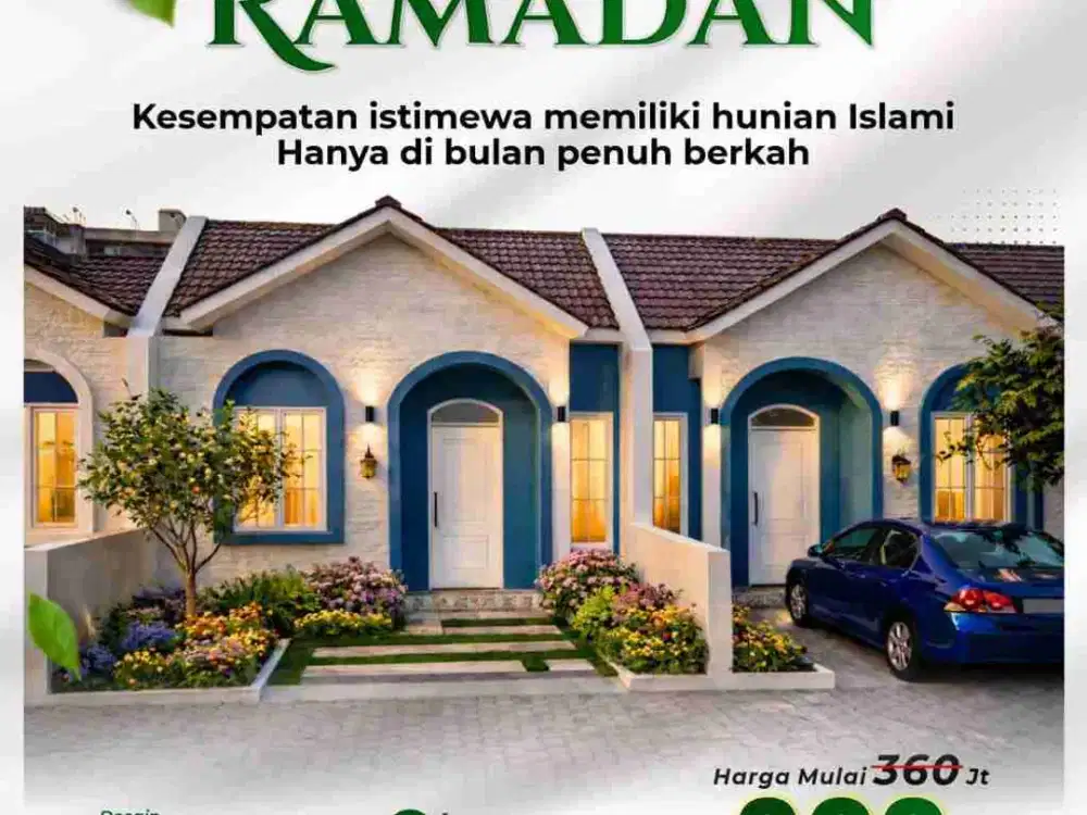 Promo Ramadhan! Rumah 2 KT 300 Jutaan di Islamic Green Garden – Dekat Tol GETACI
