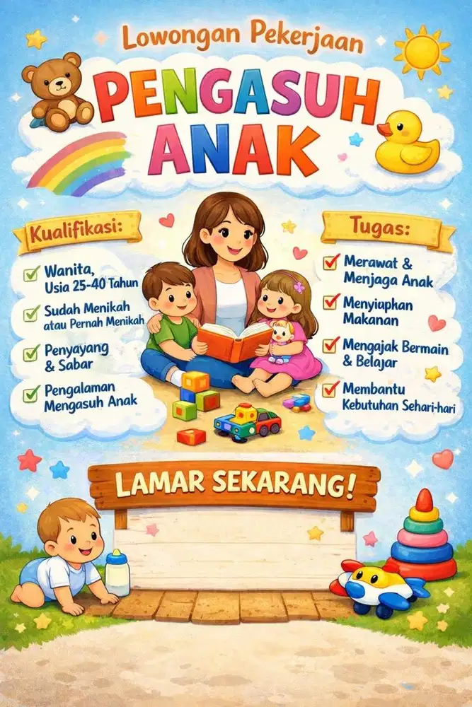 Dicari Pengasuh Anak