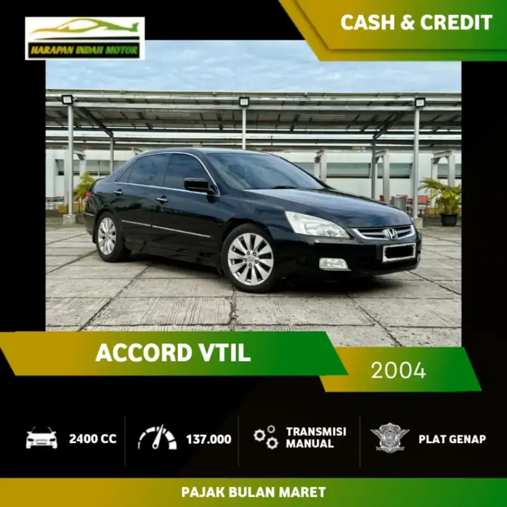 Honda Accord 2.4 VTIL Manual MT 2004