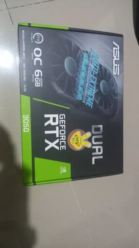 VGA Card ASUS Dual GeForce RTX 3050 OC Edition 6GB GDDR6