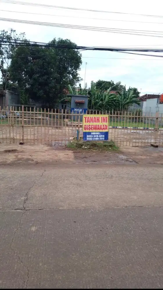 Disewakan tanah untuk komersial ex pom bensin