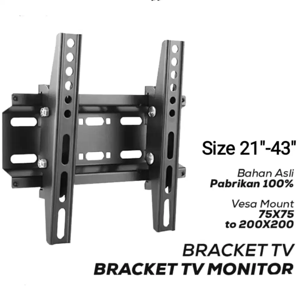 Bracket tv 17 sampai 43 inch