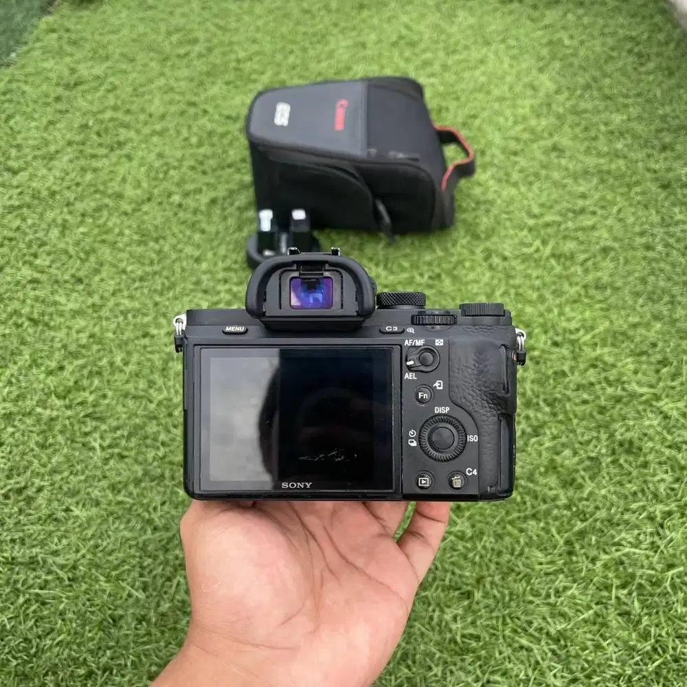 Mirrorless Sony A7II bo no dus box ganti tas