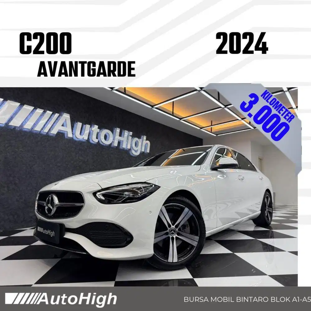 DP10% [Km3.000] C200 Avantgarde 2024 White Reg 2025 #AUTOHIGH