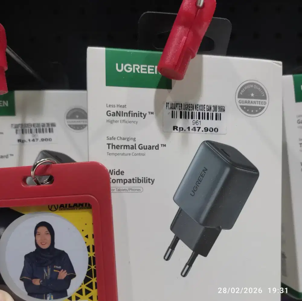 ADAPTER UGREEN NEXODE GAN 20W 90664