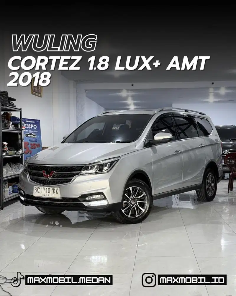 [ODO 51RB‼️] WULING CORTEZ 1.8 LUX MATIC 2018 pemakaian 2019