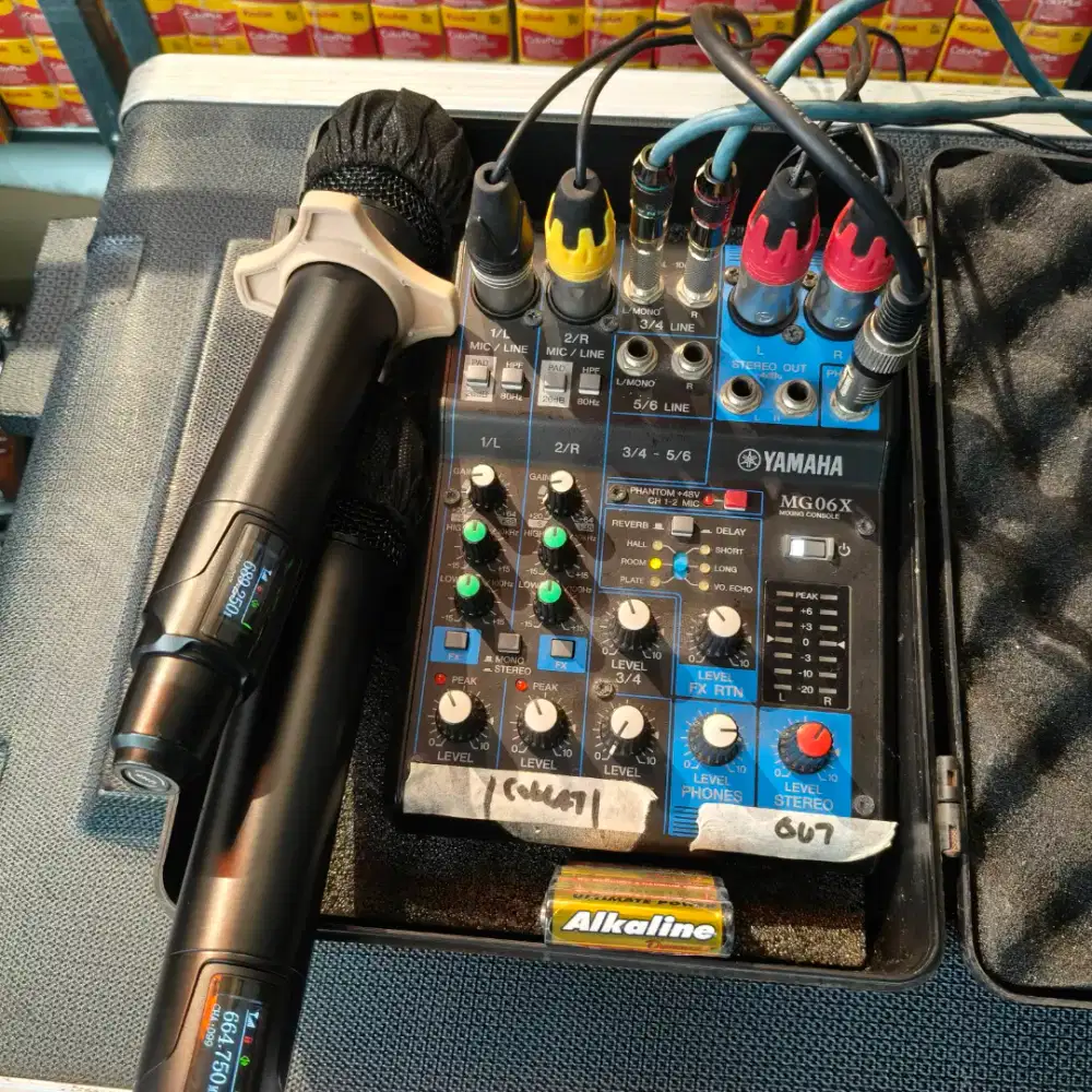 mixer yamaha mg06 original sound asesoris audio soundsystem