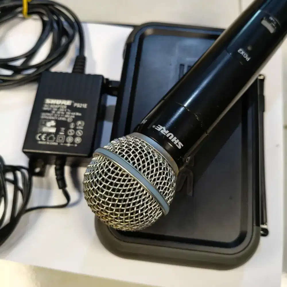 mic wireles shure beta58 original audio soundsystem asesoris vokal