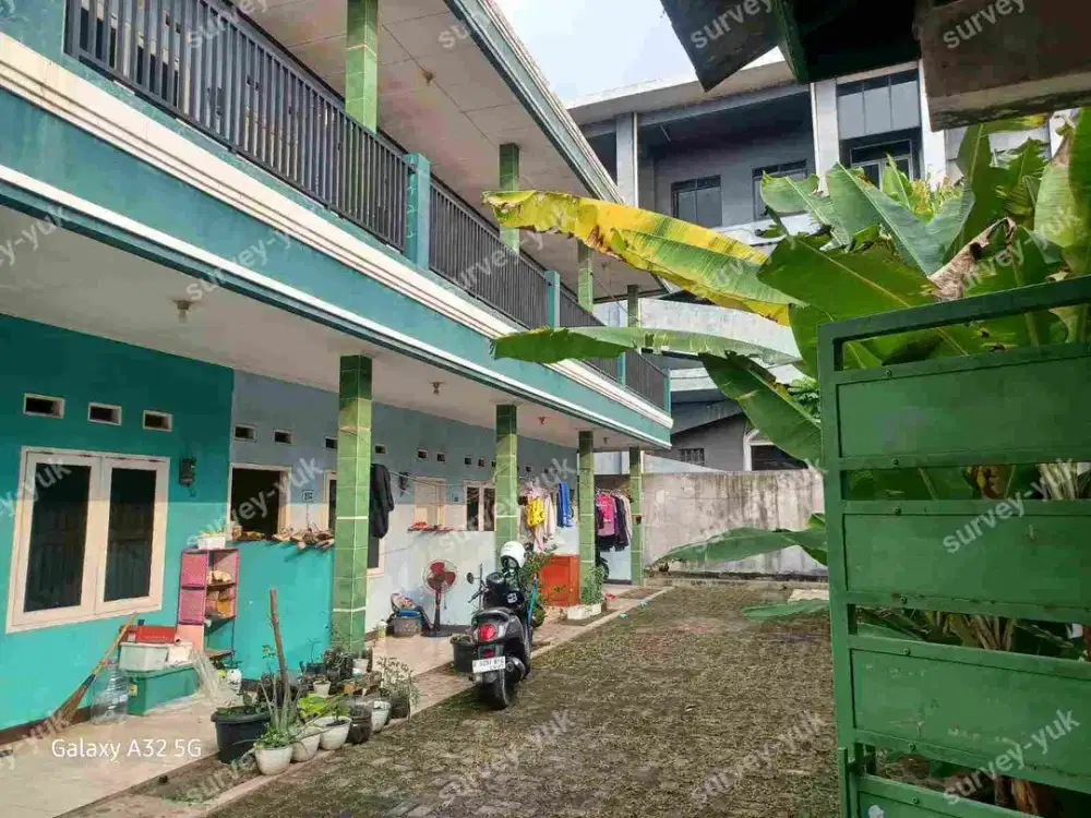 Kontrakan 10 pintu shm lt 250 m2 strategis Kp Utan Jl wr supratman