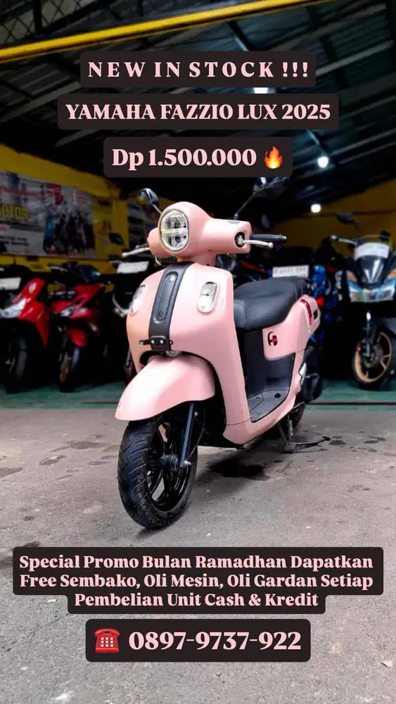 YAMAHA FAZZIO WARNA LANGKA !!!