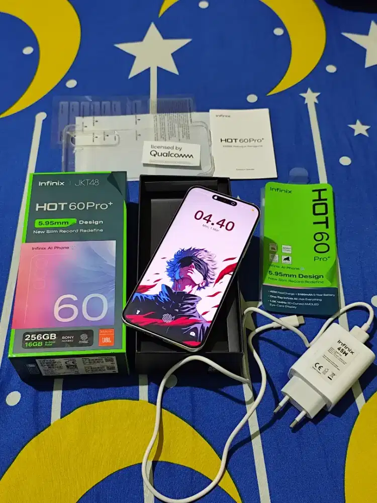 Infinix Hot 60 Pro Plus 8/256GB Fullset garansi panjang