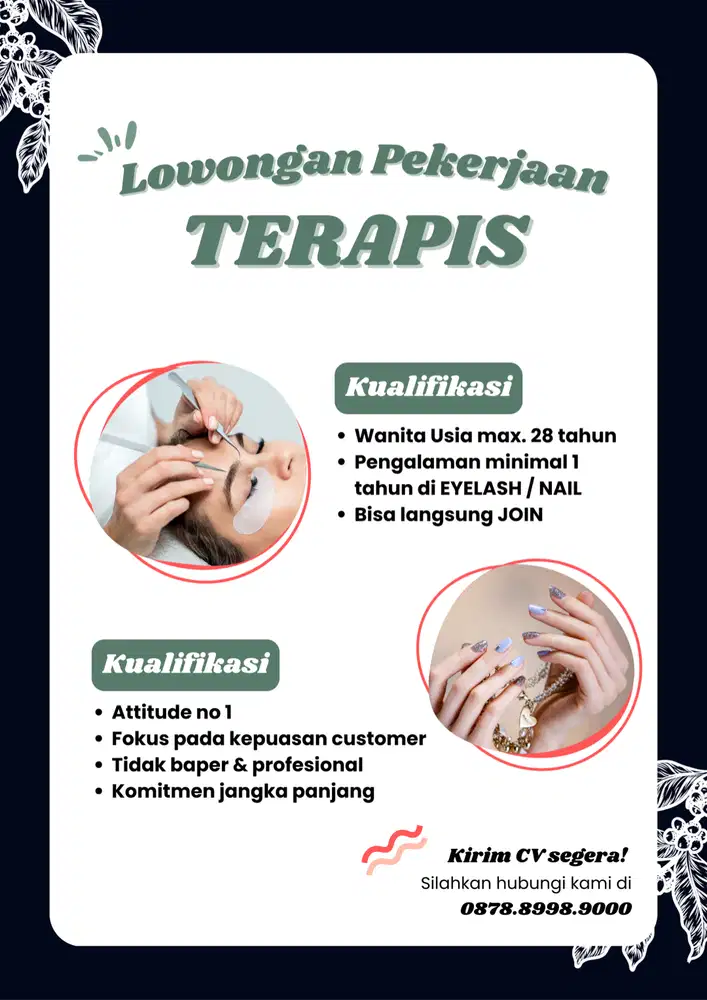 Lowongan Kerja Nail & Eyelash Terapis Profesional