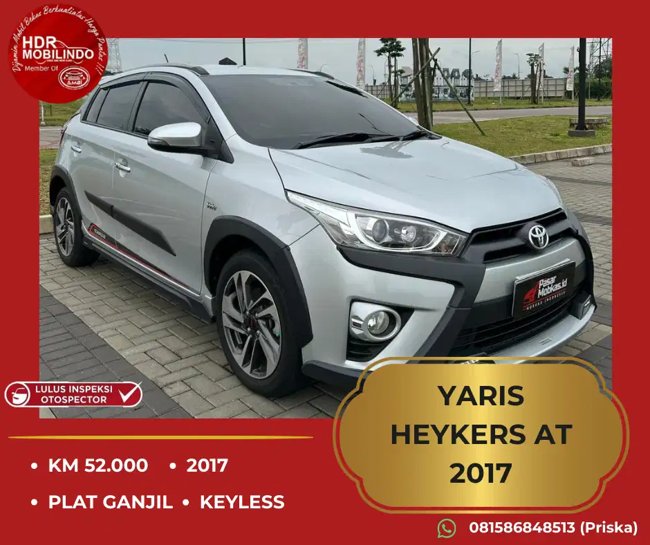 YARIS HEYKERS AT MATIC 2017 GANJIL