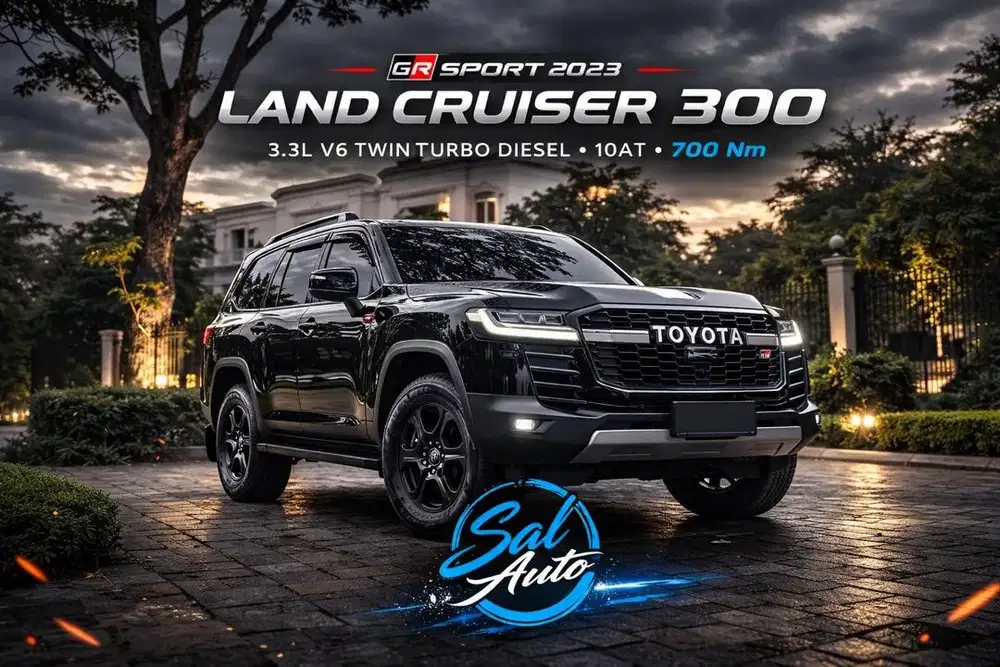 [11rb Km Asli] Toyota Land Cruiser 2023 GR Sport AT FREE GARANSI