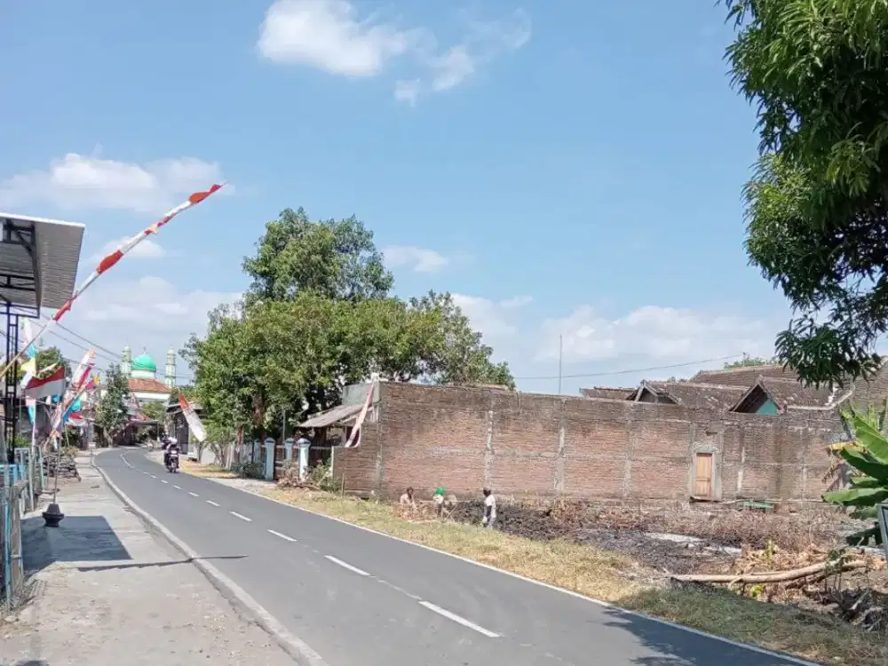 4 unit tanah kavling tepi jalan utama Gondangrejo SHM