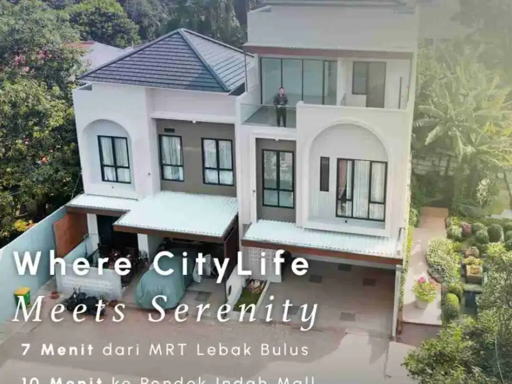 FOR SALE RUMAH DEKAT MRT LEBAK BULUS CIREUNDEU CIPUTAT TIMUR