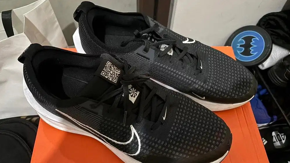 Sepatu Lari Pria Nike Interact Run Black White FD2291-001