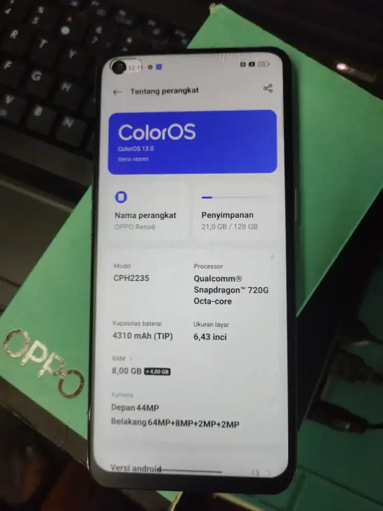 Oppo reno6 8/128