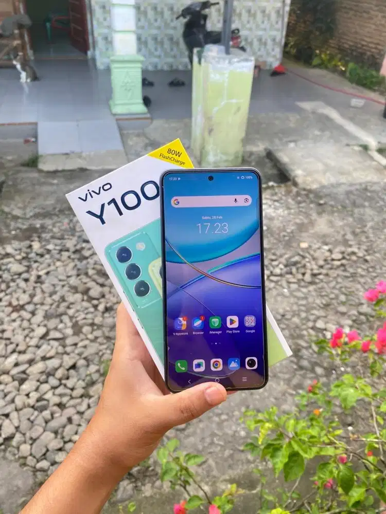VIVO Y100 LENGKAP 8+8/128