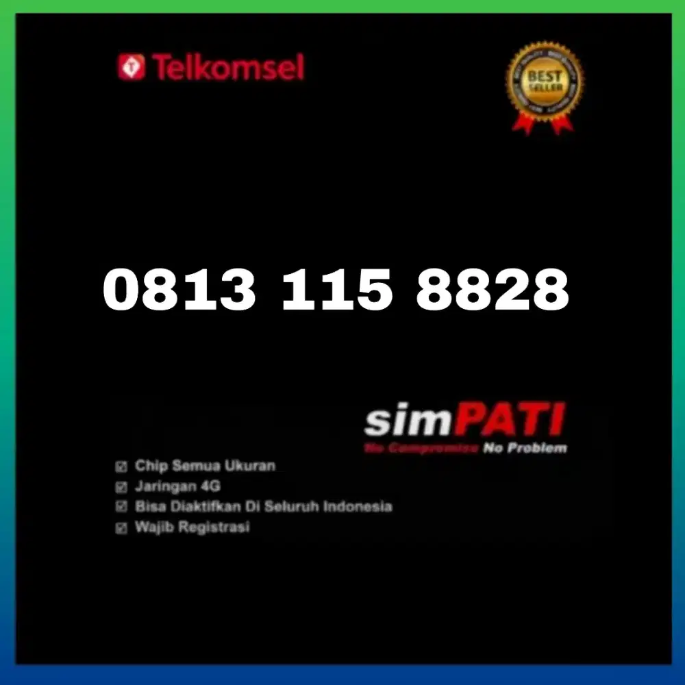 Piano nomor Cantik simpati Telkomsel 11 digit
