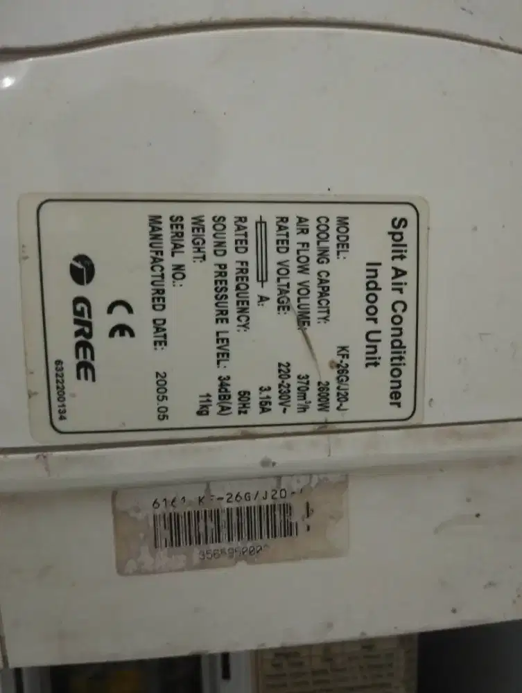 Jual AC split 1pk R22