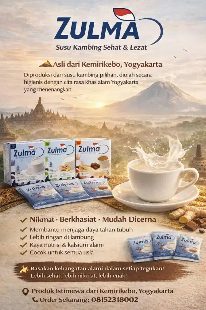ZULMA – Susu Kambing Sehat & Lezat