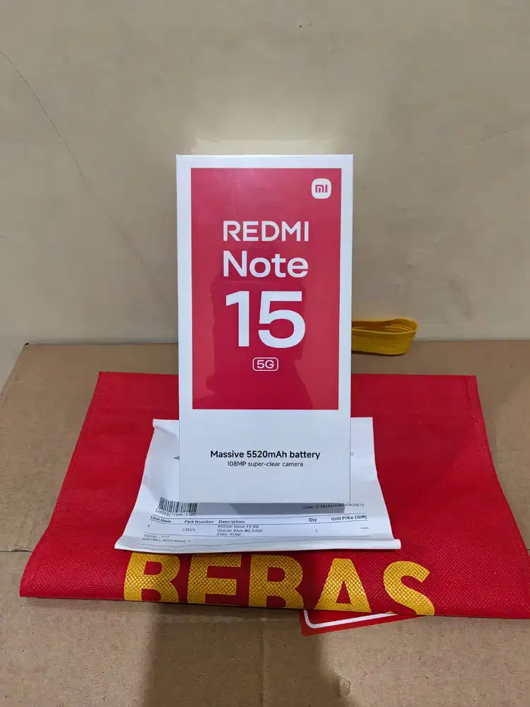 Redmi Note 15 5G 8/256 BNIB New Segel Baru