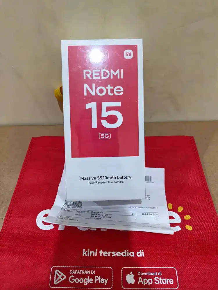 Redmi Note 15 5G 8/256 BNIB New Baru Segel