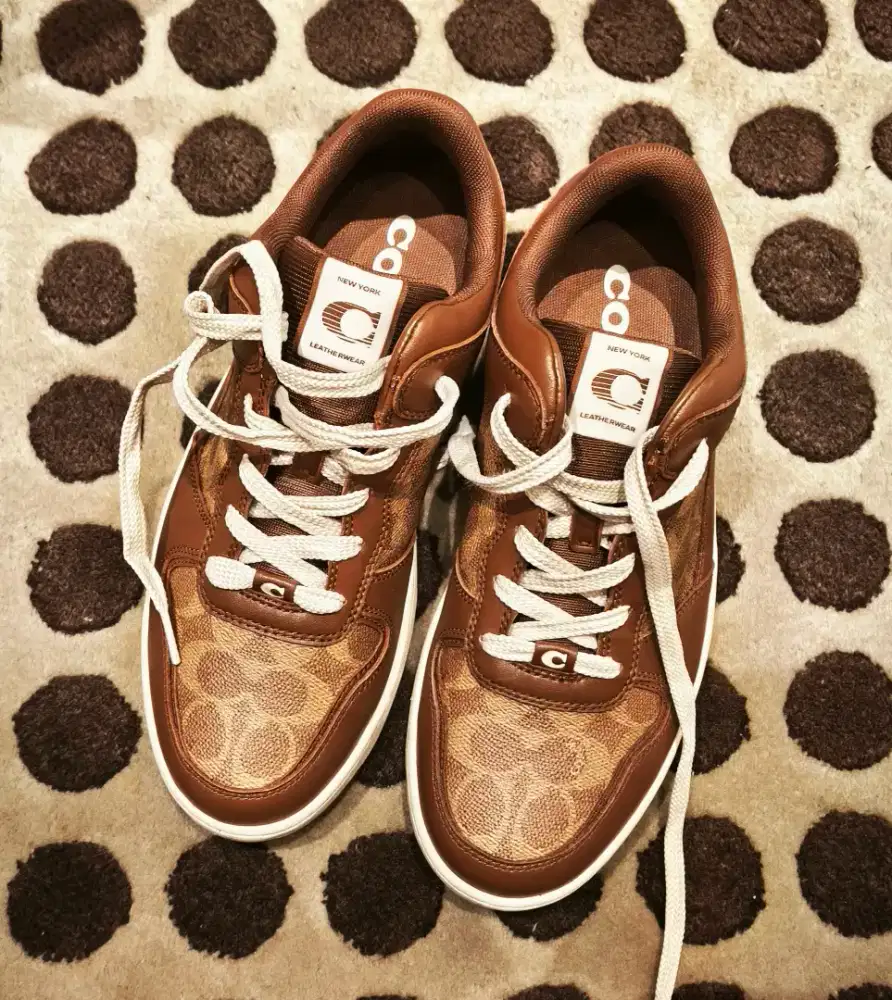 coach C201 signature sneakers