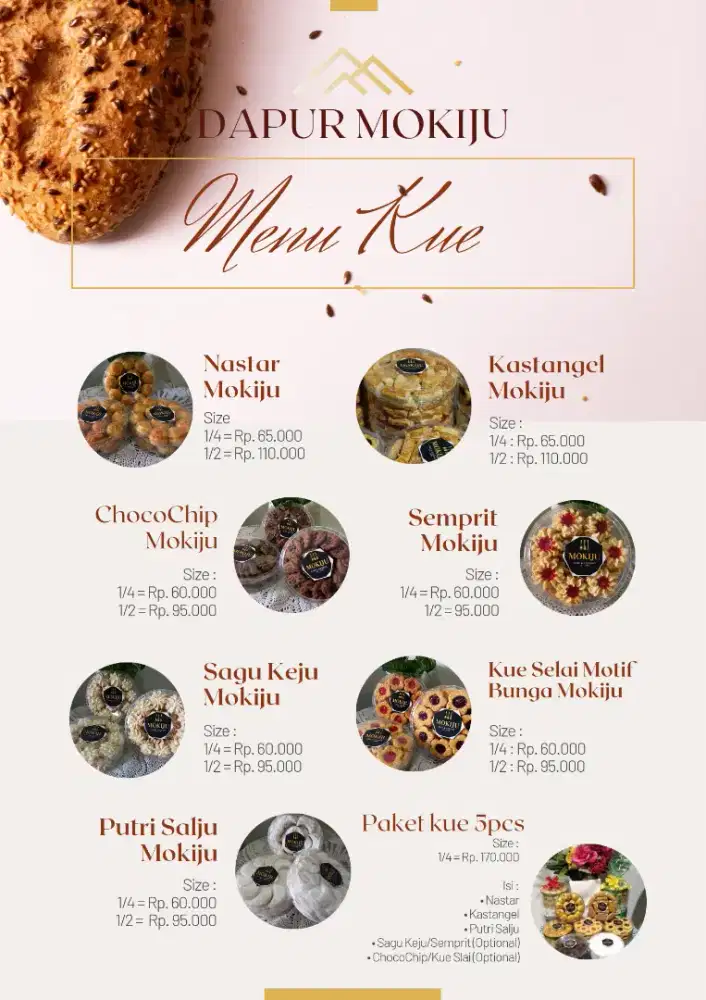 Kue enak mokiju premium cookies