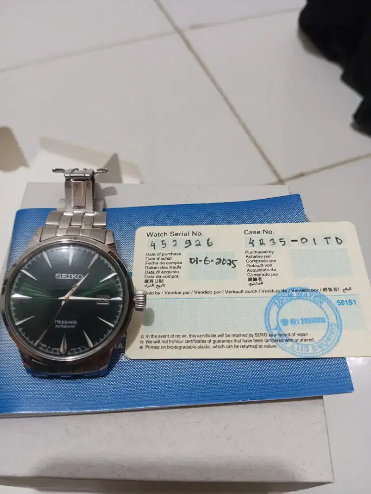 Jam Seiko Presage Automatic