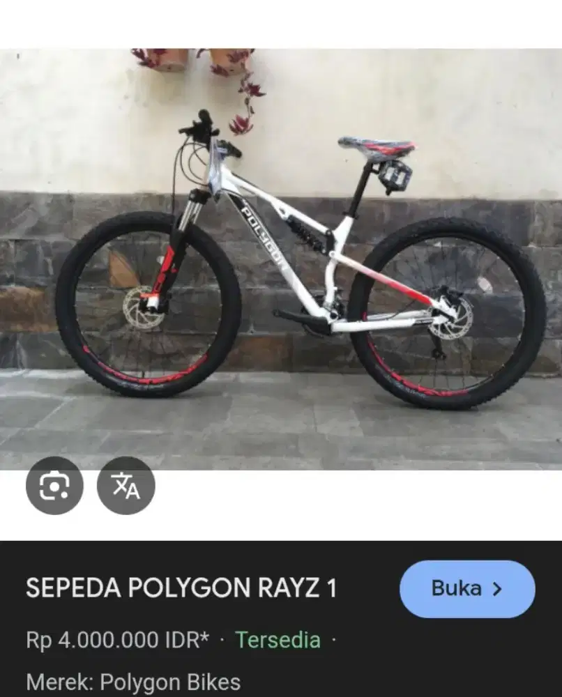 MTB Polygon Rayz 1 24inch mulus seperti Baru