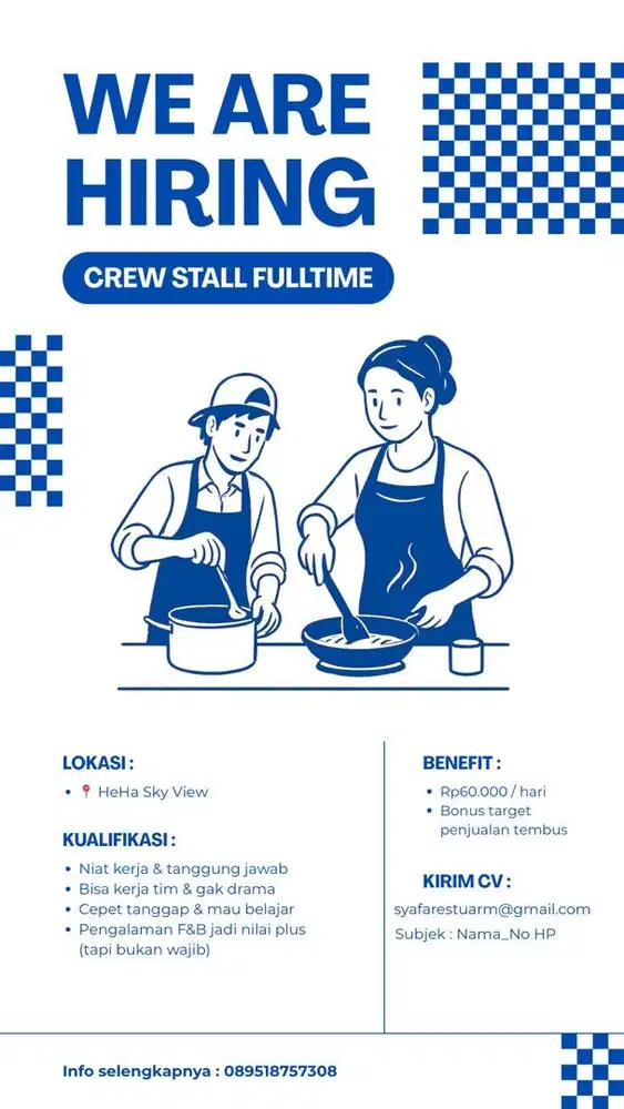 Crew Stall Makanan