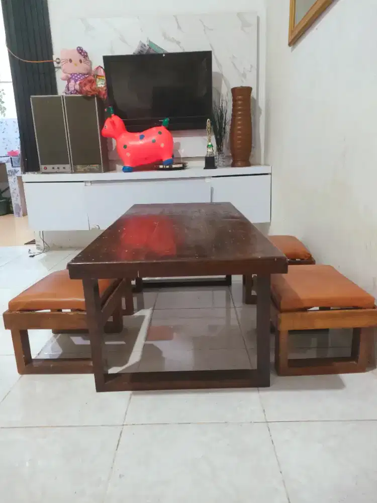 MEJA MAKAN MINIMALIS MURAH TEMPAH