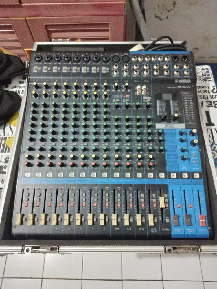 MIXER YAMAHA MG16XU ORIGINAL PLUS HARDCASE